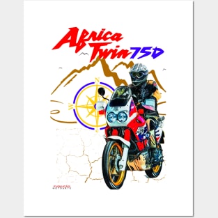 Africa Twin XRV 750 Posters and Art